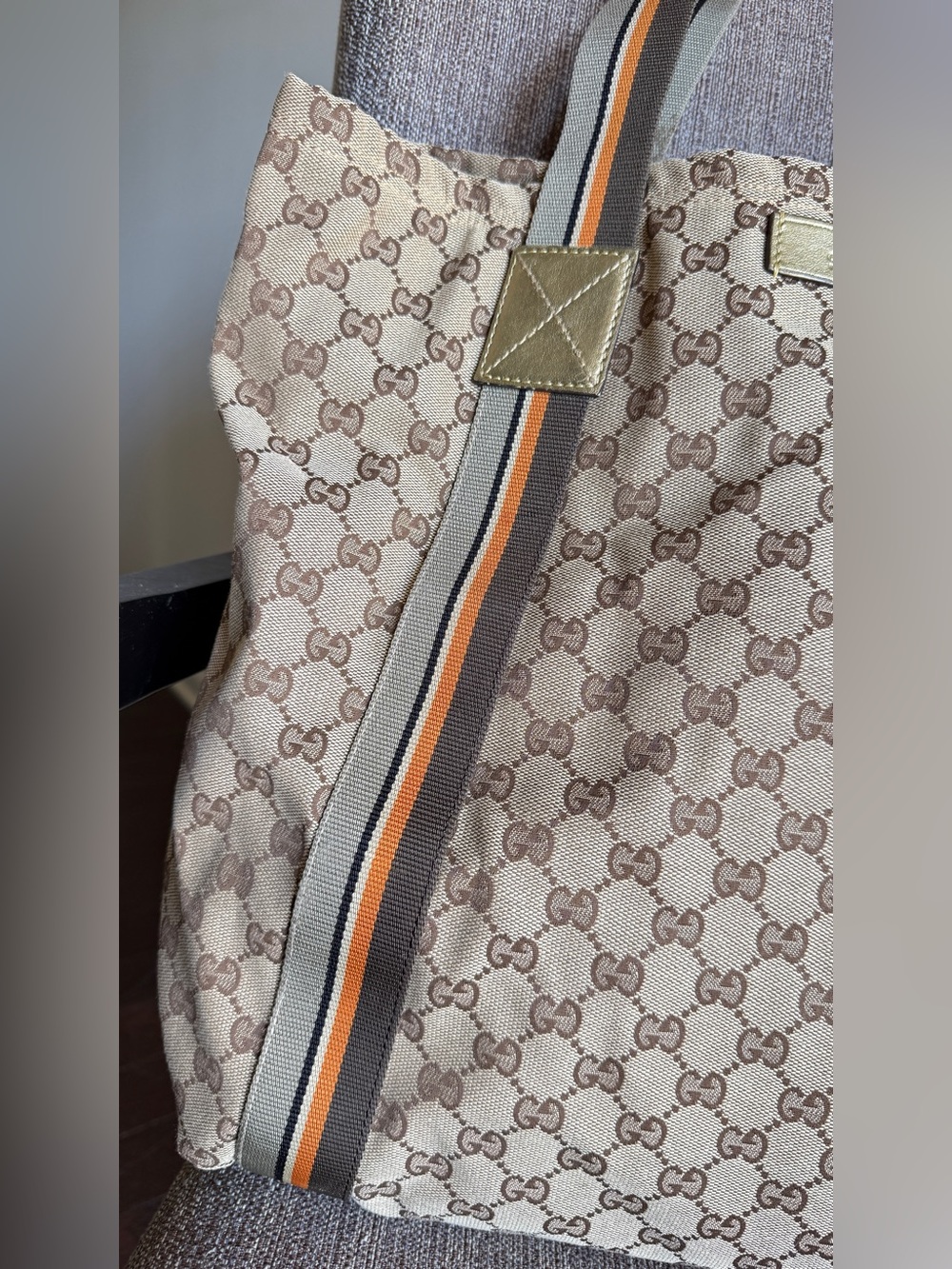 Authentic Gucci Shopping Tote Bag - Picture 2 of 15